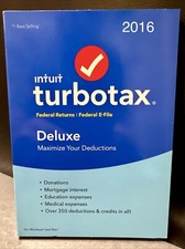 Turbotax 2016 deluxe for sale  Palatine