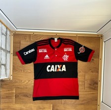 Camiseta futbol Adidas Flamengo Home Soccer masculina pequena vermelha preta M, usado comprar usado  Enviando para Brazil