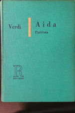 Aida. partitura verdi usato  Italia