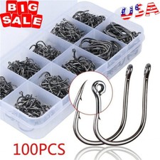 100pcs fishing hooks for sale  USA