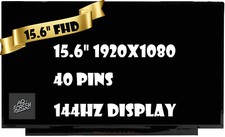 Nova tela LED LCD IPS NE156FHM-NX2 V18.0 15.6" FHD 144Hz 0D2W2X 0D2W2X comprar usado  Enviando para Brazil