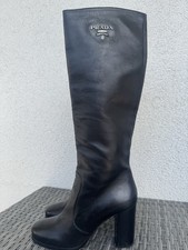 Prada leder stiefel gebraucht kaufen  Deutschland
