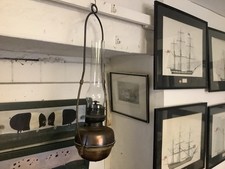 Victorian brass hanging for sale  WOOLER