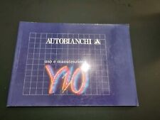 Autobianchi y10 libretto usato  Vigonovo