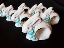 Napkin rings ceramic for sale  Plano