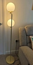 Gold floor lamp for sale  TIVERTON
