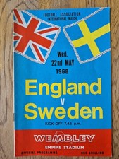 1968 england sweden for sale  WELLS