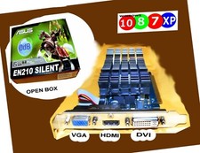 Placa de vídeo gráfica Asus Nvidia GeForce EN210 SILENCIOSA CAIXA ABERTA. comprar usado  Enviando para Brazil