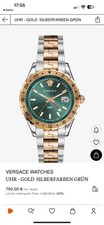 Versace herrenuhr gebraucht kaufen  Deichhorst