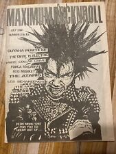 Maximum Rocknroll #218 July 2001 Suicide The Mob Forca Macabra Guyana Punchline comprar usado  Enviando para Brazil