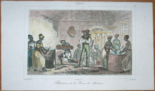 Usado, Estampa 1837 BRASIL: PREPARAÇÃO DE FARINHA DE MANDIOCA (MANDIOCA), #61 comprar usado  Enviando para Brazil