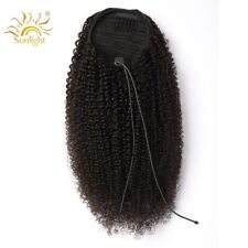 Ombre Kinky Cordão Cabelo Humano Rabo de Cavalo Extensões Remy Cabelo Brasileiro comprar usado  Enviando para Brazil