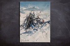 Dettagli neve olio usato  Vottignasco