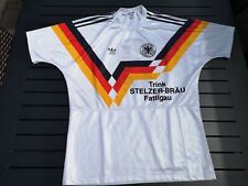 Niemcy adidas DFB Koszulka Jersey 1990 M Home Mundial Brehme Em Maglia na sprzedaż  Wysyłka do Poland