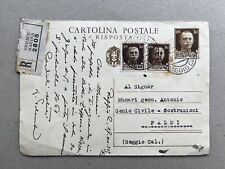 Intero postale regno usato  Saronno