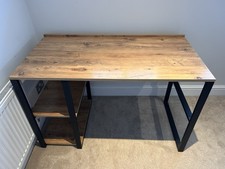 Industrial wooden desk for sale  LONDON