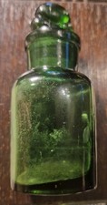 Victorian green glass for sale  POOLE