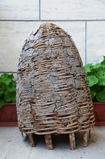 Antiga Colmeia Primitiva de Palha de Abelha – Cesta de Apicultura Artesanal Primitiva comprar usado  Enviando para Brazil