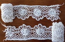 French brocante lace d'occasion  Expédié en Belgium