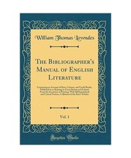 The bibliograph manual gebraucht kaufen  Trebbin
