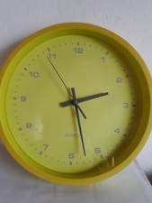 Große wanduhr gelb gebraucht kaufen  Lauterbach