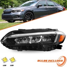 Farol lateral esquerdo para motorista Honda Civic cromado Full LED cromado 2022 2023 LH comprar usado  Enviando para Brazil