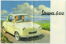 Vespa 400 brochure d'occasion  Expédié en Belgium
