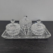 Cut crystal dressing for sale  SWADLINCOTE