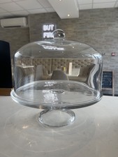 Large glass cake for sale  HUDDERSFIELD