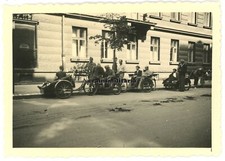 Oryg. Foto Żołnierze w Rikszy WARSZAWA Warszawa Polska 1941 Ludność, używany na sprzedaż  Wysyłka do Poland