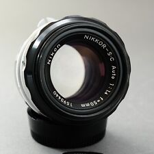 NIKON NIKKOR-S.C Auto 50mm f/1.4 - manual focus pre Ai lens made in Japan comprar usado  Enviando para Brazil