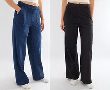 Womens denim wide for sale  UK