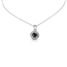 diamond halo black necklace for sale diamond halo black necklace for sale New York