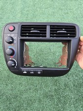 1999-2000 HONDA CIVIC AQUECEDOR DE CONTROLE CLIMÁTICO A/C MOLDURA DE RÁDIO HVAC ACABAMENTO ORIGINAL 99-00, usado comprar usado  Enviando para Brazil