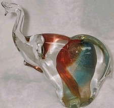 Vintage Murano Vittorino Zane Azul Brilhante Ouro 24k Aparência de Elefante Aventurino  comprar usado  Enviando para Brazil