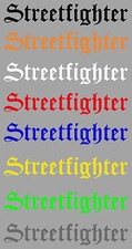 Aufkleber sticker streetfighte gebraucht kaufen  Deutschland