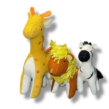 Olli Ella Peluche Safari Sabana Holdie Jirafa León Cebra Lana Folk Fieltro Guardería segunda mano  Embacar hacia Mexico