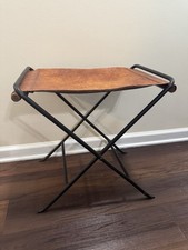 Brown leather foldable for sale  Matthews