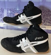 Zapatos de boxeo Asics Matflex 5 de lucha libre 7 1/2 7,5 negros plateados MMA J902Y segunda mano  Embacar hacia Argentina