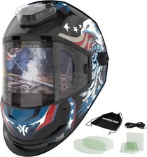 Capacete de solda visão panorâmica escurecimento automático, cor verdadeira 6 máscara de soldador sensor de arco comprar usado  Enviando para Brazil