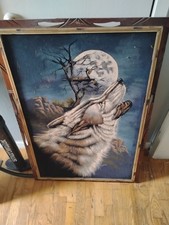 Wolf howling moon for sale  Rutledge
