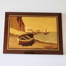 Vintage inlaid wood for sale  Ripley