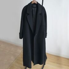 Casaco de lã feminino inverno trench coat cinto longo casaco de lã feminino , usado comprar usado  Enviando para Brazil