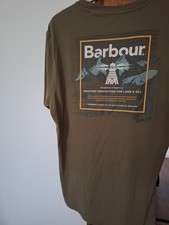 Barbour mens khaki for sale  ACCRINGTON