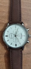 Orologio uomo ecopelle usato  Novara