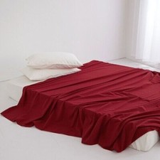 Lençol de cama SolidColor liso algodão lavado 230x250 lençol de cama casal simples comprar usado  Enviando para Brazil