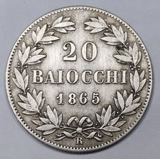 Monnaie argent baiocchi d'occasion  Dourdan