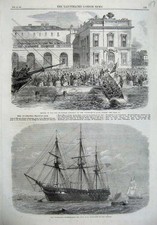 Old antique print for sale  UK