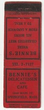 Matchbook cover bennie for sale  Tiskilwa