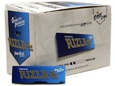 CARTINE RIZLA BLU CORTE BLU SINGOLI ROLLING PAPERS 100 LIVRETOS, usado comprar usado  Enviando para Brazil